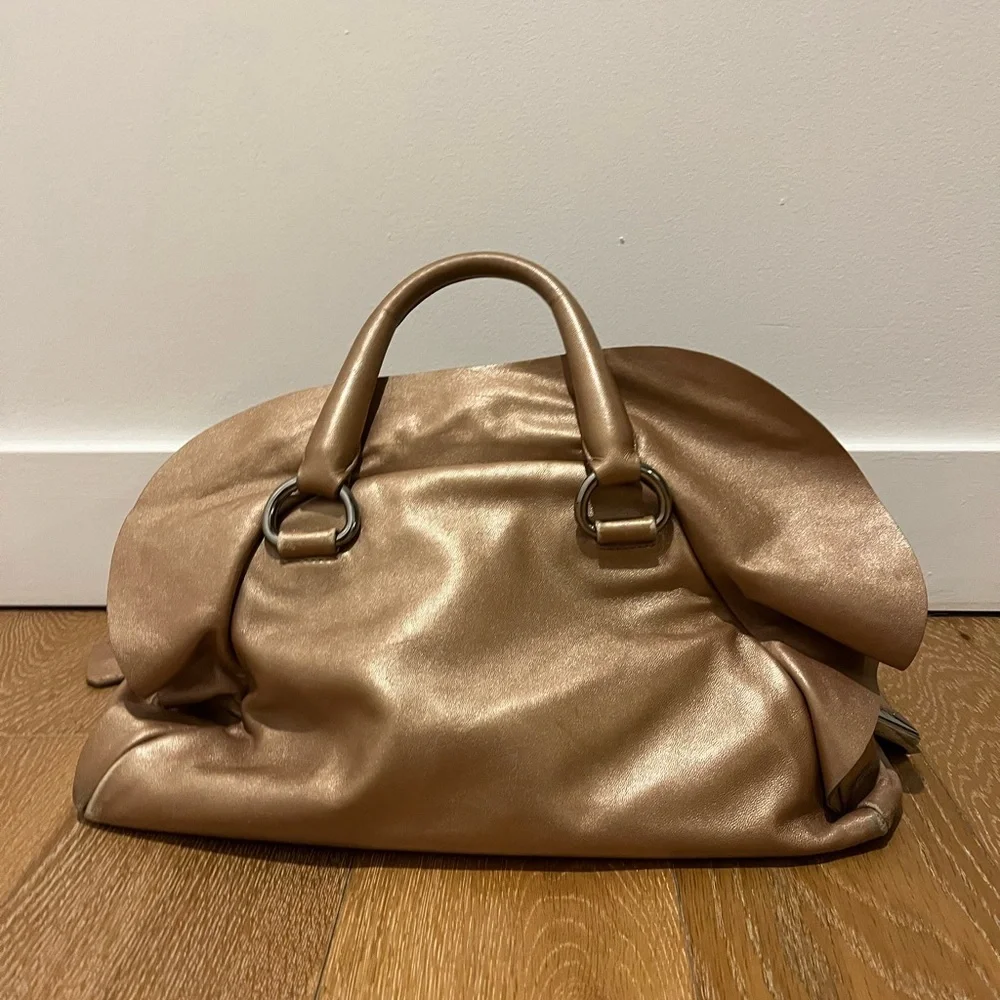 Prada Women's Tan Leather top handle bag used - Picture 5 of 12